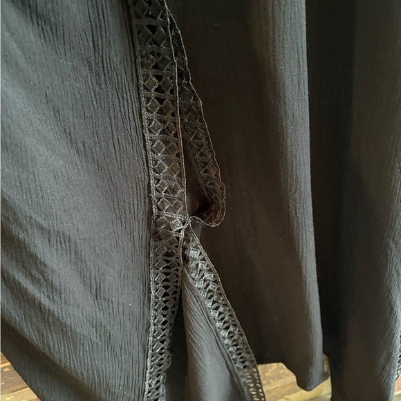 Nordstrom Women’s Beach Cover/Kimono/Light Cardigan Black OS - Picture 5 of 7